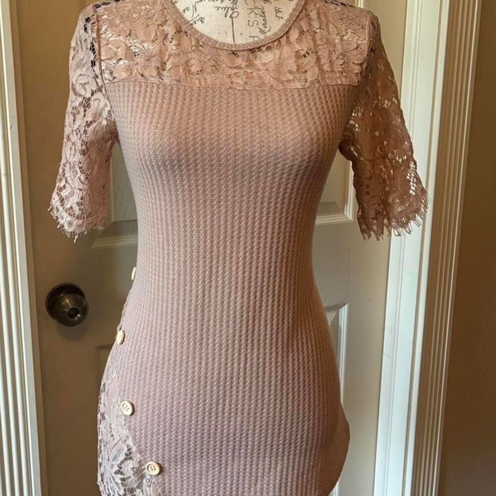 Unbranded Women's Tan and Brown Blouse